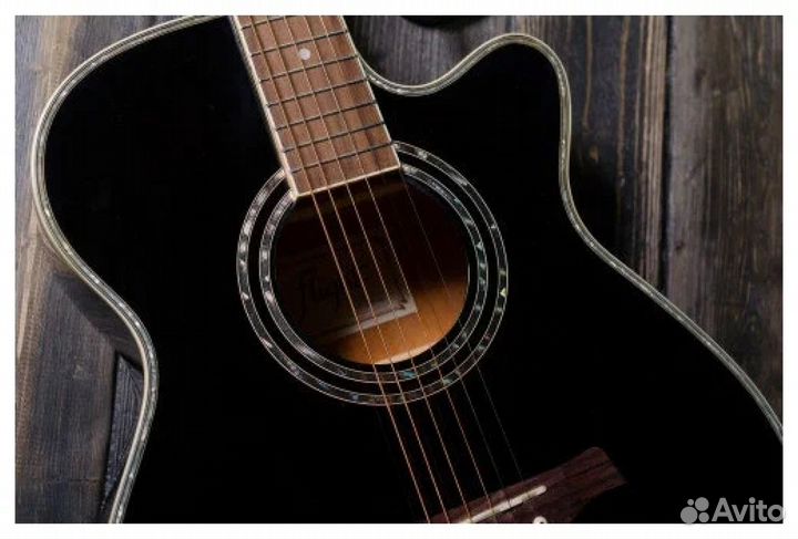 Гитара Акустическая Flight F-230C BK (Комплект)