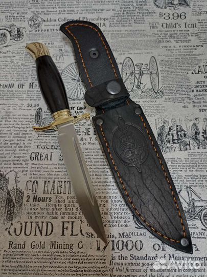 Нож финка нквд / сталь 95Х18 / граб