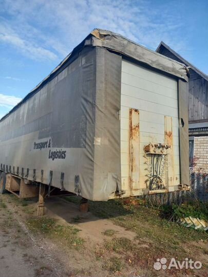 Штора с полуприцепа