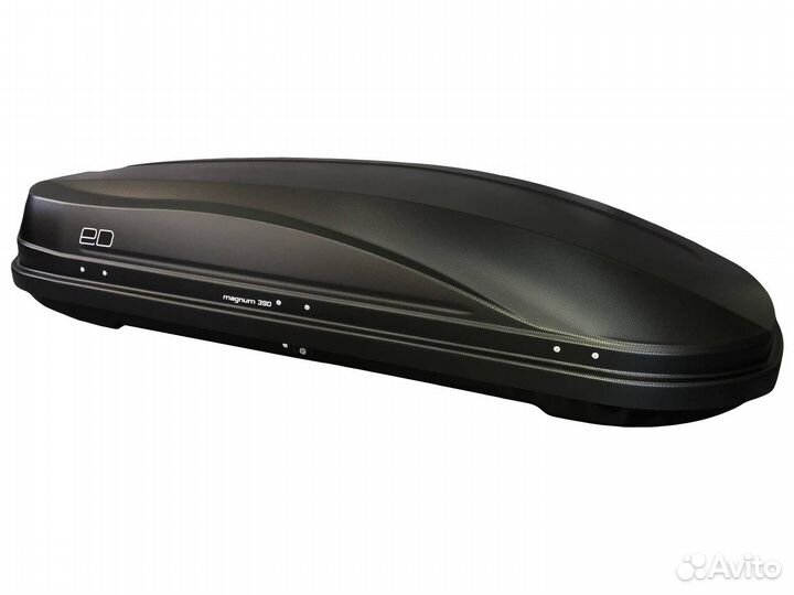 Автобокс на крышу ед Магнум 420 черный карбон