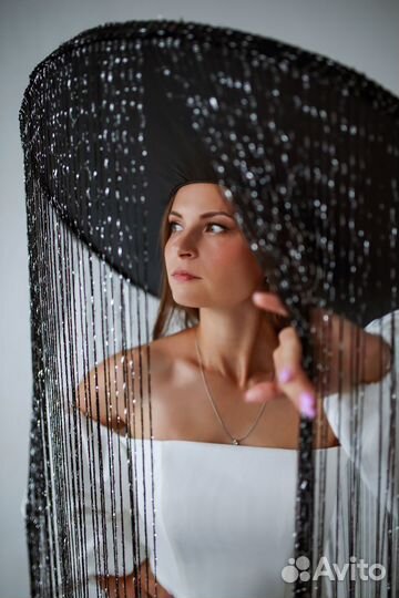 Шляпа с бахромой прокат