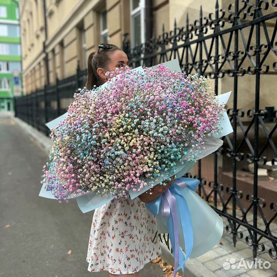 WOW Букеты из Гипсофилы