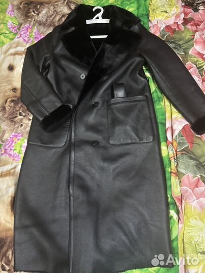 Длинная Дублёнка зимняя