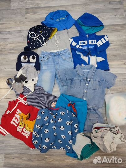 Пакет одежды для мальчика р. 80
