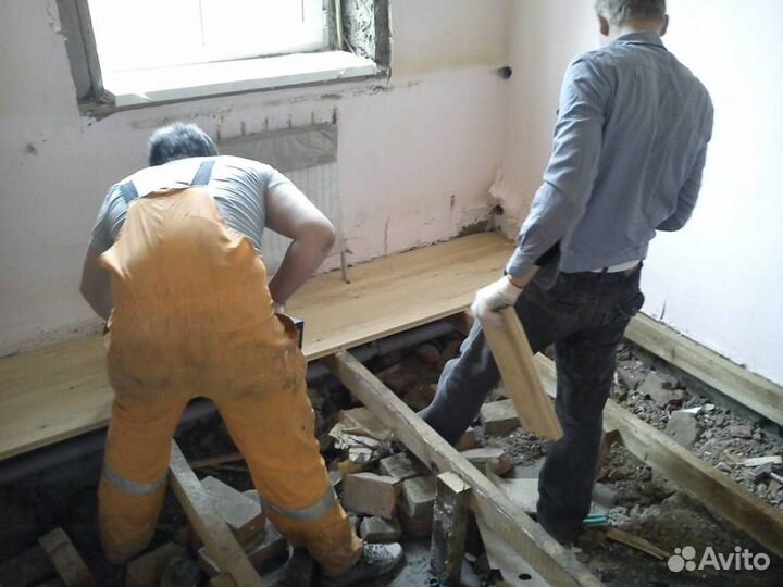 Демонтаж и вывоз мусора / демонтажные работы