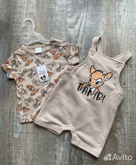 Комбинезон + футболка для малышей