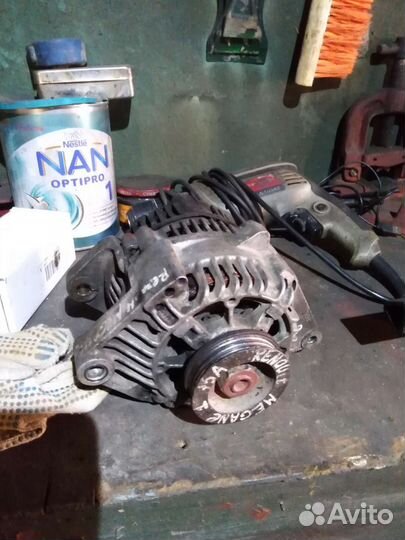 Генератор рено, для двс к7м,меган1, логан, сценик1