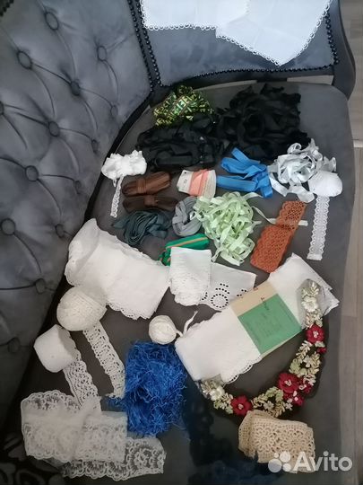 Ленты шитье, шёлк, хлопок СССР