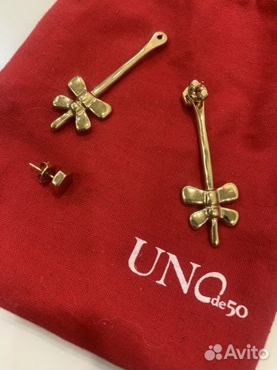 Uno de 50 серьги новые