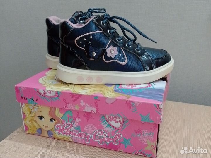 Ботинки демисезонные для девочки 29 размер