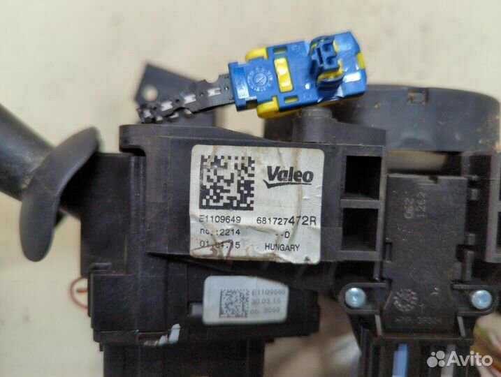 Переключатель поворотов и дворников Dacia Logan, 2015