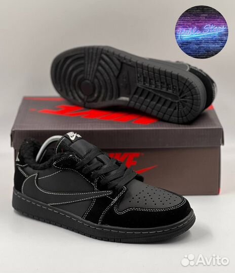 Travis Scott x Air Jordan 1 Low OG SP Black Phanto