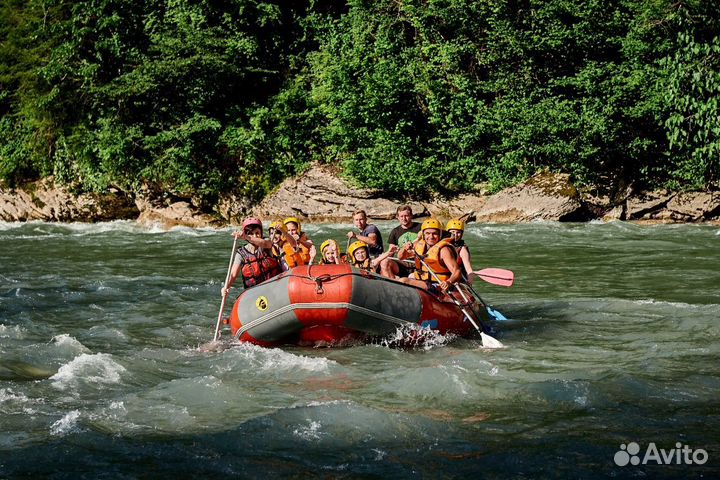 Рафтинг по реке мзымта