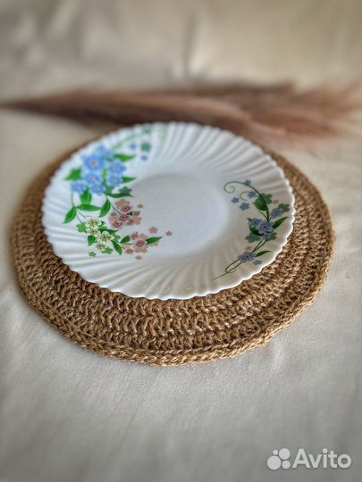 Подставки под горячее из джута