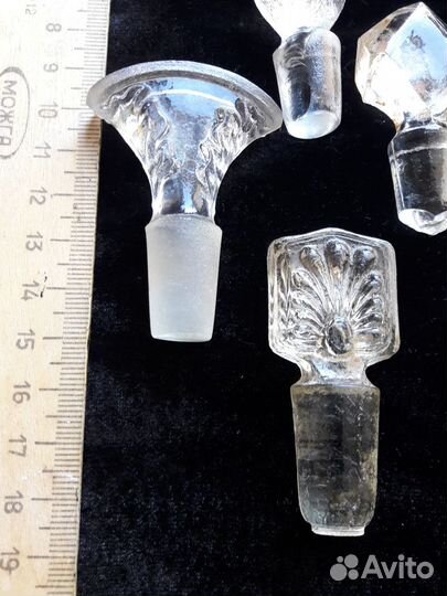 Антикварные стеклянные пробки