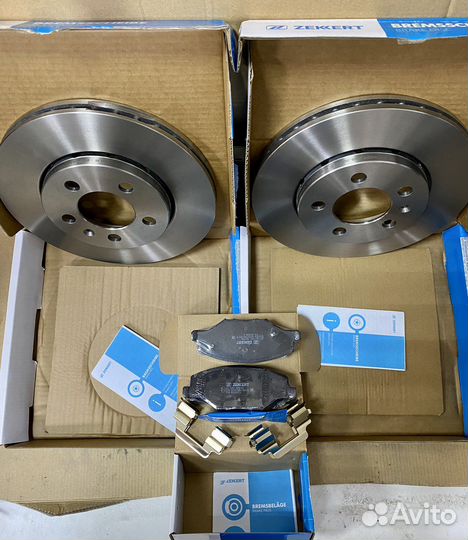 Тормозные диски и колодки перед. Polo/Rapid