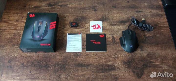 Мышка игровая проводная с подсветкой Redragon