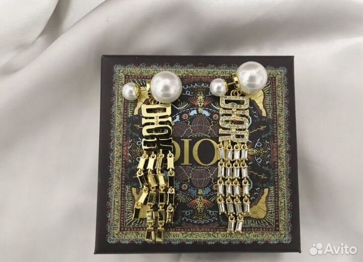 Серьги вечерние Christian Dior