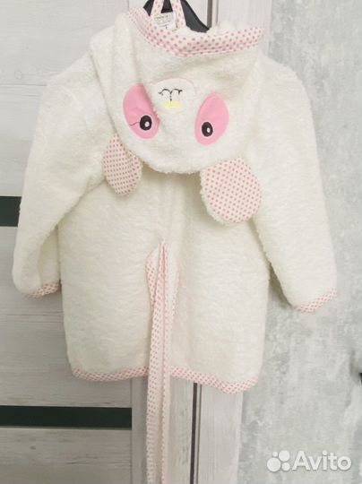 Халат махровый для девочки