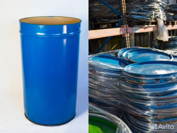 Бочки металлические