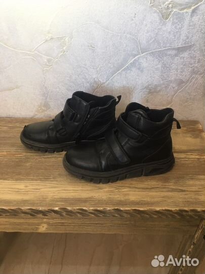 Ботинки демизезонные для мальчика размер 35