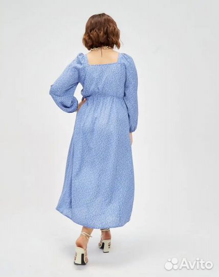 Платье свободного кроя 62-64