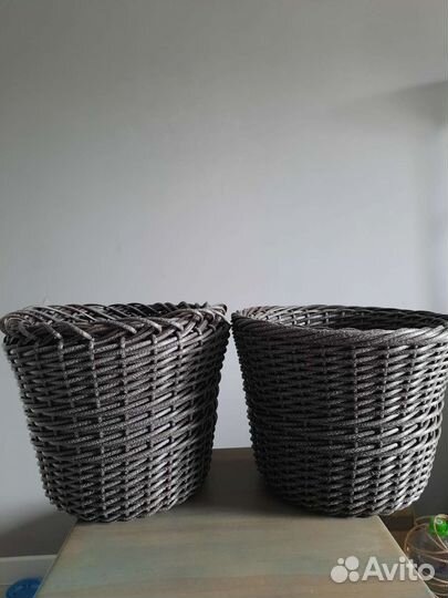 Кашпо из ротанга