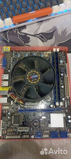 Комплект проц+мат.плата+оперативка