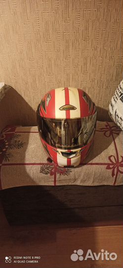 Мотошлем модуляр размер l