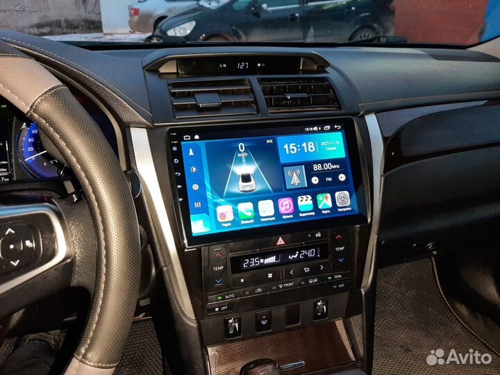 Android магнитола для Toyota Camry V55, есть Teyes