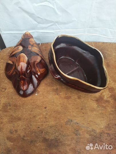 Керамическая Утятница.Поросенок. Слон