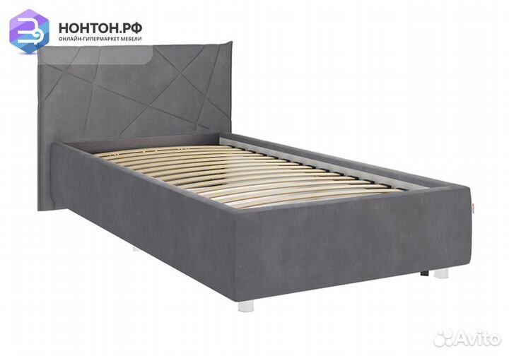 Кровать Бест темно-серая