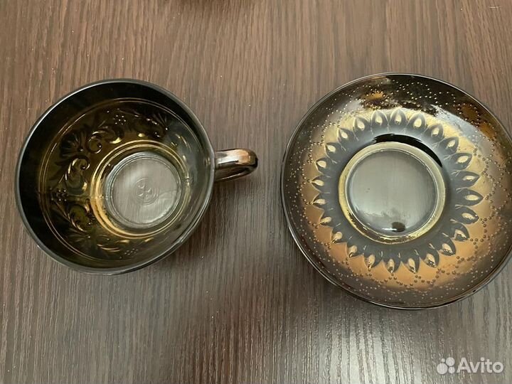 Набор из 4чайных- кофейных пар Винтаж