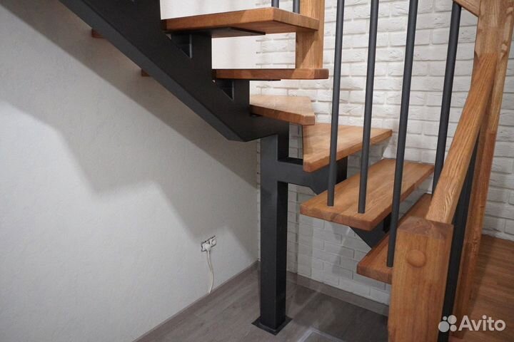 Лестница на второй этаж изготовление и установка