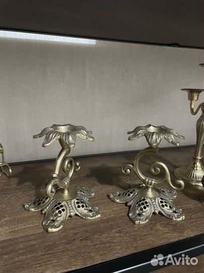 Подсвечник бронза