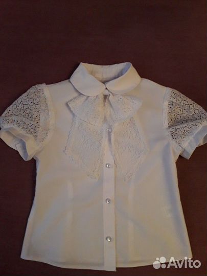 Блузки рост 128