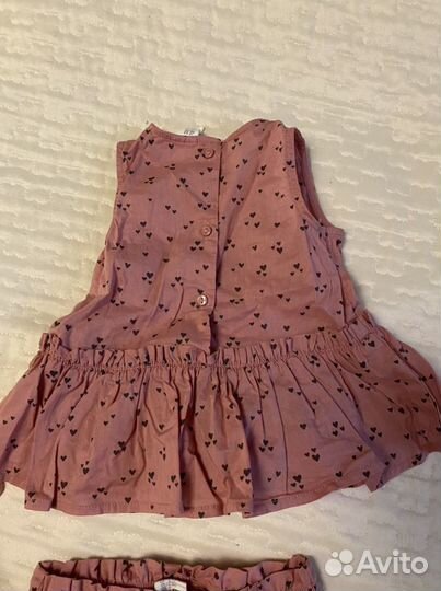 Летний Костюм для девочки 74 H&M