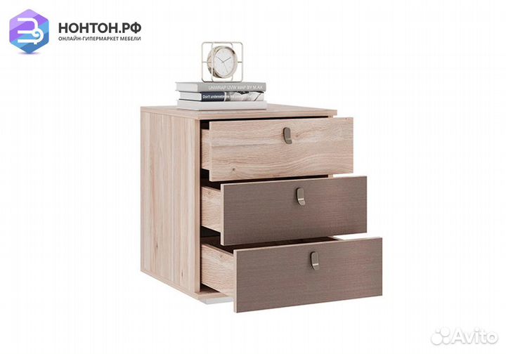 Тумба Модерн 25.01 дуб мария / бронза