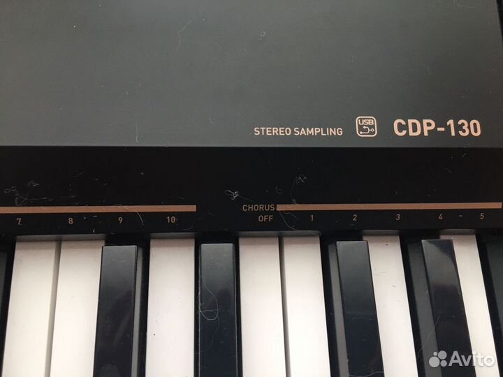 Цифровое пианино casio CDP-130BK