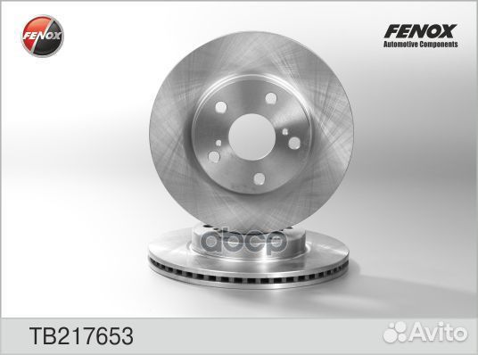 Торм.диск пер.вент.235x17,9 4 отв. Toyota Aur