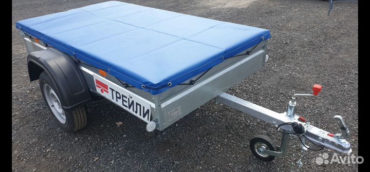 Прицеп мзса с тентом и противоугонкой