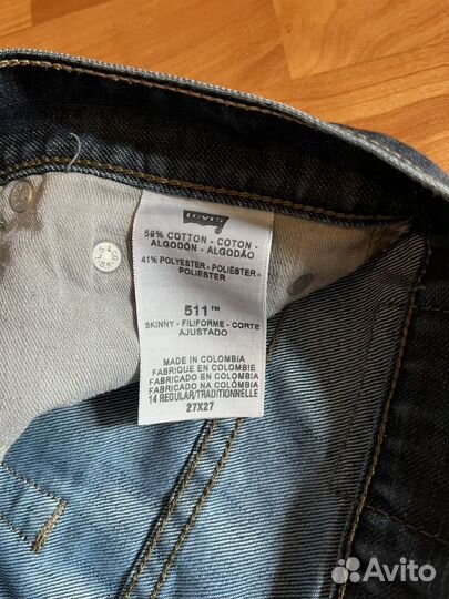 Джинсы levis