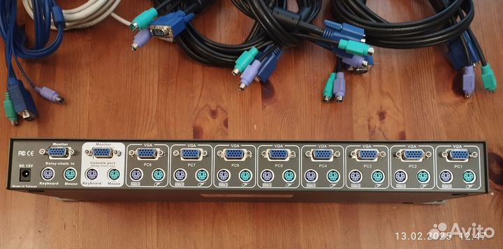 KVM-переключатель D-Link dkvm-8E, 8 портов
