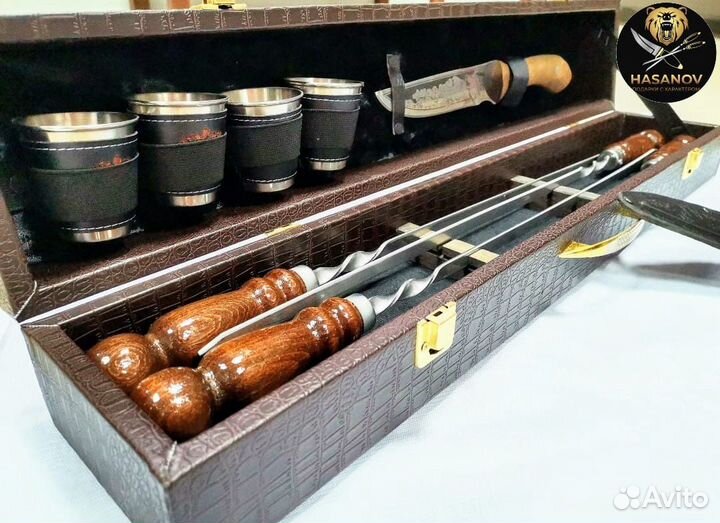 Подарочный шашлычный набор 