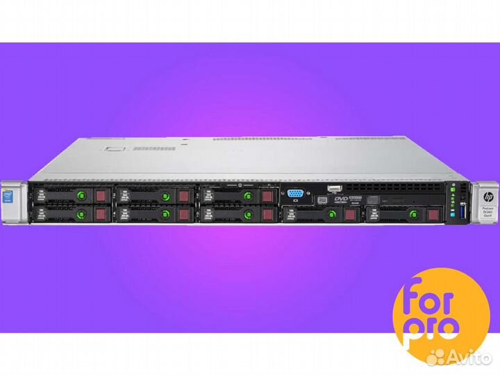 Сервер HP DL360 Gen9 8SFF 2xE5-2667v4 512GB, H240