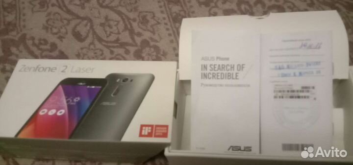 Коробка Телефон asus