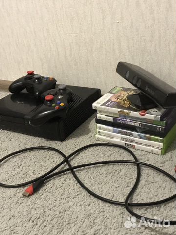 Xbox 360 бу прошитый со всеми комплектующими