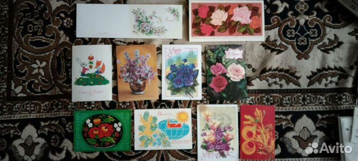 Открытки СССР поздравительные