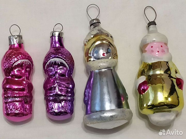Елочные игрушки ссср. Стекло