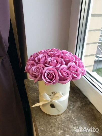 Букет из мыльных роз. Цветы к 8 марта